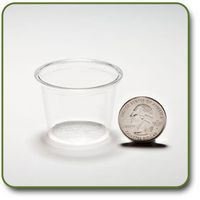 1 Oz. PLA Corn Plastic Biodegradable Portion Cups (Case of 3000)