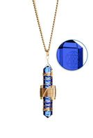 Buddha Maitreya the Christ Etheric Weaver® Pendant in Gold Wire - Quartz Crystal Vibrational Healing Tool