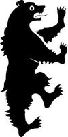 Game of Thrones Houses Mormont Vinyl Sticker Decal HBO TV Series For Decor Car Mac Laptop (5.5" inches (Black)