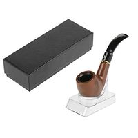 Tobacco Pipes,Small Vintage Durable Resin Tobacco Pipe Cigarette Pipe with Pipe Base Stand,Package Storage,for Mens/Women Smoking Persons