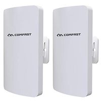 DP-iot HOT-COMFAST 2Pc/Set Comfast CF-E113A 300Mbps High Power Outdoor WiFi Bridge Router Built-in PA 3KM 5.8Ghz One Click Pairing St
