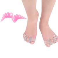 HAIHF Gel Bunion Correctors 2 Pair Gel Bunion Corrector Toe Straighteners Flexible Gel Toe Corrector for Hallux Valgus, Overlapping Toe, Claw Toes, Crooked Toes