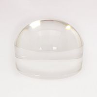 2.5 Inch Dome / Paperweight 4x Magnifier w/ Pouch
