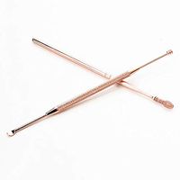 Haitao Small Mall Ear Spoon, Stainless Steel; Adult Ear Picking Tool Set Ear Wax, Children Ear Cleaner,Rose Gold Ear Spoon 2 Only,Rosegold