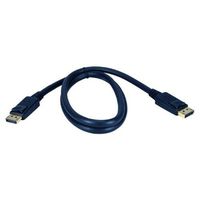 QVS 15FT DISPLAY PORT MALE TO MALE DIGITAL A/V CABLE WITH LATCHES / DP-15 /