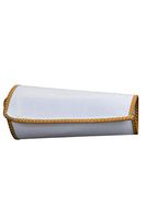 National Safety Apparel S01MZ9XMD Long Two-Ply White Poly Mesh Wristlet, 9", Medium, White