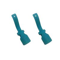 Lazy Shoes Lifter Shoehorn,Useful Lazy Shoe Helper Lifter Flexible Sturdy Slip Shoes Horns (Blue)
