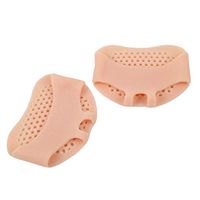 Majoxin SEBS Silicone Toe Pad Honeycomb Forefoot Cushion Pad Shock Absorption Massage Anti-Slip Toe Bracer Foot Care Tool