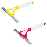TXIN 2 Pieces Window Squeegee Cleaner Tool Professional Spray Water Squeegee Blade Streak Free, Yellow Rose Red