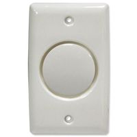 Interlogix MPI-47E Piezo Screamer Siren, Single High/low Sound, Flush Mount in NEMA Standard Electrical Box, Crystal Type Resonator, Low current drain, Rectangular Faceplate, Up to 106 dB Output