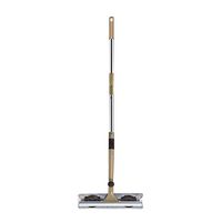 THBEIBEI Stainless Steel All-Purpose Squeegee Telescopic For Bathroom Floor Kitchen Wet Room Mirror Car Window Glass Cleaning Khaki 145.528cm