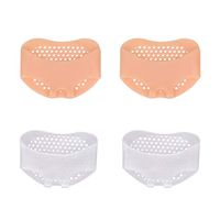 2 Packs Pairs Metatarsal Pads，Temiart Ball of Foot Cushions, Metatarsal Pads for Women Men Soft Gel Insoles Supports Forefoot Cushioning, Pain Relief Morton's Neuroma Foot Pads