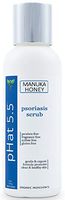 Face and Body Exfoliating Scrub for Psoriasis Relief - Organic & Natural Skin Care Treatment for Itchy and Dry Skin with Manuka Honey and Aloe Vera - Hypoallergenic & Moisturizing Gentle Scrub (4 oz)
