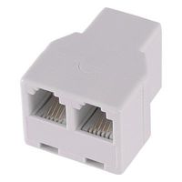 GE Duplex In-Line Adapter, White