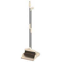 Broom and Dustpan With Long Handle Telescopic Up Non-stick Hair Soft Brush Broom And Dustpan Extra Long Handle Non-Slip Handle Multi-Function Broom Set Home Kitchen Room Lobby Cleaning To