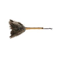 ZHANGY Ostrich Feather Makeup/Role Playing Accessories/Props Dust Scorpion Wool Wooden Handle Cleaning The Donkey,16CM