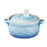 Bowl Bowl Soup Bowl Salad Bowl Household Tableware Covered Ramen Bowl Student Dormitory Bowl Large Capacity 850ML Perfect Gift Household tableware, retro bowl