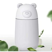 LC_Kwn Humidifiers for Room Bedroom, Cool Mist Ultrasonic Air Humidifier for Home Whole House Babies Room (Color : White)