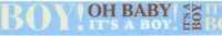 Offray, Blue Baby Announcement Craft Ribbon, 7/8-Inch x 9-Feet