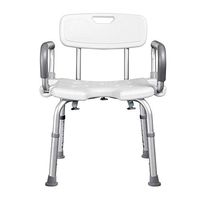 TIAN HENG XIN U-Shaped Seat Shower Chair Tub Transfer Bench Shower Lift Chair Bath Seat with Armrests and Back Shower Bench Shower Seats for Elderly, Senior, Handicap & Disabled
