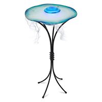 XBrand Aromatherapy Floor Mist Fountain/Aroma Diffuser w/Inline Control, 33 Inch Tall, Blue