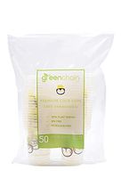 Greenchain Compostables, 8 oz KIDS Penguin, 50 Premium Plant Based Cups, 100% Compostable Clear Cold Cups, party cups & event cups