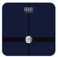 Smart WiFi Scale, FITINDEX Bluetooth Body Fat Wireless Digital BMI Bathroom Weight Scale Body Composition Monitor Health Analyzer with Smartphone App for Body Weight, Fat, Water, BMI, BMR - Black