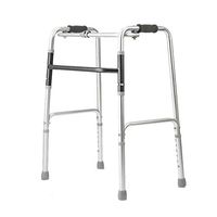 Rolling Walkers Walker Elderly Disabled Assisted Walker Anti-Skid Walker Lower Limb Training Walker (Color : Silver, Size : 705077cm)