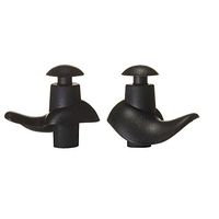 Jenny.Ben 2 Pairs of Noise Reduction Silicone Soft earplugs Swimming Silicone earplugs to Protect Sleep Comfort earplugs Black