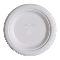 Highmark Renewable Breakroom Plates, 6", White, Pack Of 50