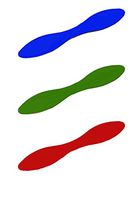 Perfect Stix ASO24W12P05-UN Colored-200 5" Colored Craft Spoons, Blue/Red/Green, 0.1" Height, 0.5" Width, 5" Length (Pack of 200)
