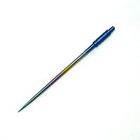 1 Pcs Titanium Reusable Toothpick Fruit Picker Camping Hiking EDC Tool Survival Travel Kit
