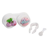 Hot Sale!Elevin(TM)2017 Cute Portable Mini Contact Lens Case Box Travel Eyes Care Kit Storage Holder Easy Carry Mirror Container (S)