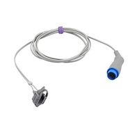 Compatible Biolight SpO2 Sensor Neonate Wrap 9.8 ft 7 Pins Connector