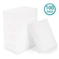 LTWHOME Magic Cleaning Sponge Multi-Functional Melamine Foam Extra Durable 90mm X 60mm X 30mm(Pack of 100)