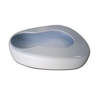 Whiidoom Conventional Bed Pan Heavy Duty Enamel Bed Bound for Bed-Bound Patient