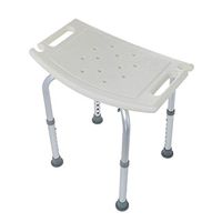 shamoluotuo U Type Shower Chair for Elderly Shower Stool Bench Bath Seat for Seniors Handicap Tub Shower Seats for Adults 8 Height Adjustable Bath Vanity Bathtub Lift Chair