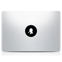 DecalGalleria - Sherlock Holmes Decal Sticker for MacBook, MacBook Pro and MacBook Air 11, 12, 13, 15, 17 inch