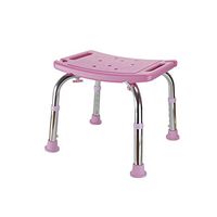 RGLZY Aluminum Alloy Adjustable Bathroom Stool Elderly Bath Chair Household Plastic Chair Suitable for The Elderly Disabled Pregnant Women
