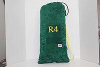 19" Tall Green Velvet Padded Glass Hookah Waterpipe Protective Bag Backpack, USA
