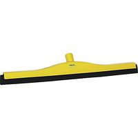 Vikan 77546 Fixed Head Squeegee, Foam Rubber, Polypropylene Frame, 24", Yellow