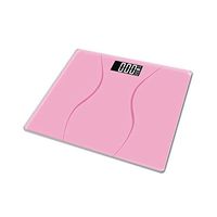 1pcs Barry-Home Bathroom Glass Body Scale 0.01g Smart Household Electronic LCD Display Digital Floor Weight Balance Weighing 180 KG,Pink