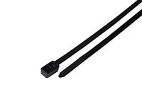 South Main Hardware 888065 12-in Double Loop 100-Pack, 50-lb, Black, Speciality Cable Tie, 100 Piece