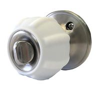 New Enjoy Cover - Door Knob Cover Grips Non Slip Arthritis & Senior Living Aids Grippy Easy Open Decorative. Simple Functional Effective Solution- 4 Pack (White, Ball)