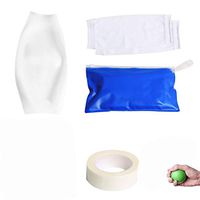 HEALLILY 1 Set Waterproof Arm Protector Reusable Elbow Sleeves Elbow Brace Support Cover for Shower Swimming Size L