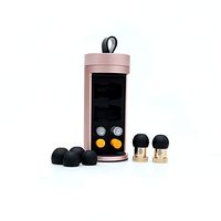 Quietbuds Premium Noise Reduction Cancelling Ear Plugs with Advance Noise Filtering Technology for Studying Sleeping Blocking Harmful Sound Hearing Protection Rose Gold Color