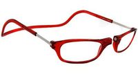 CliC Magnetic Reading Glasses Red (2.50)