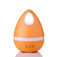 OOLSM&X 200mL Essential Oil Diffusers for Aromatherapy Ultrasonic Aroma Diffusers Mist Humidifiers with 7 Color LED Waterless Auto Off for Car Family Office,Brown