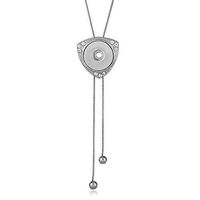 Fashion Women Necklace Pendant Pull Closure Drill Fit Noosa Snap Button N209 Woman Pretty Bright Stylish For gift Simple Elegant Aesthetic Comfy Wonderful