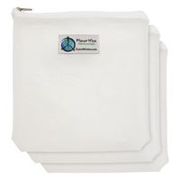 Planet Wise Reusable Clear Bags, Zipper, Quart, 3-Pack